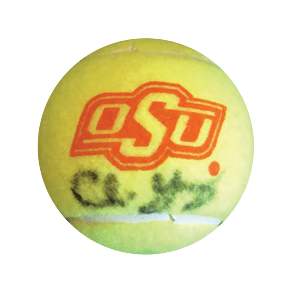 Chris Young, Oklahoma State, Autographed Tennis Ball